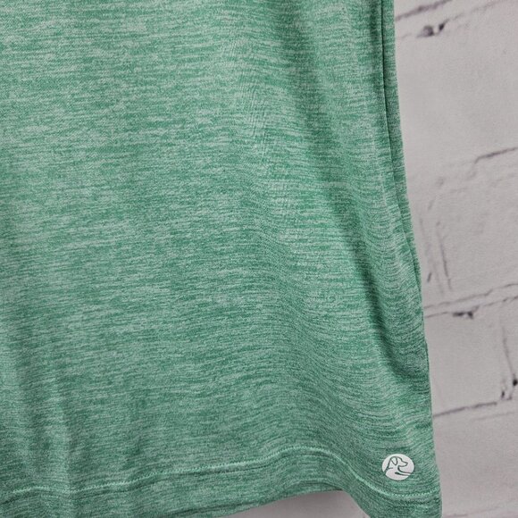 Rhoback Green Mens L Short Sleeve Shirt Tee Soft Stretch Comfort Quality Sports - Picture 3 of 11
